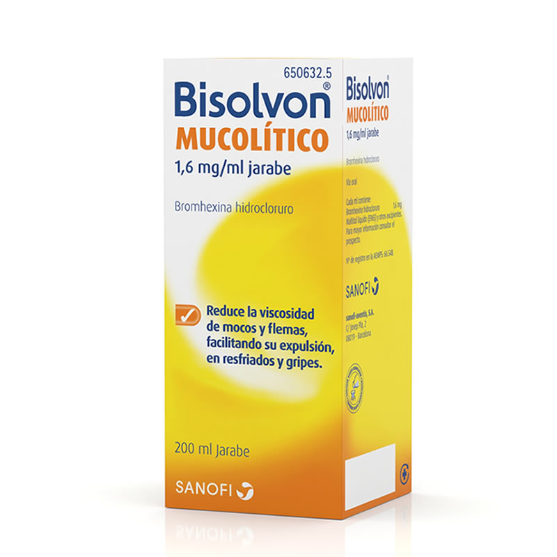 BISOLVON MUCOLITICO 1,6 MG/ML JARABE 1 FRASCO 200 ML