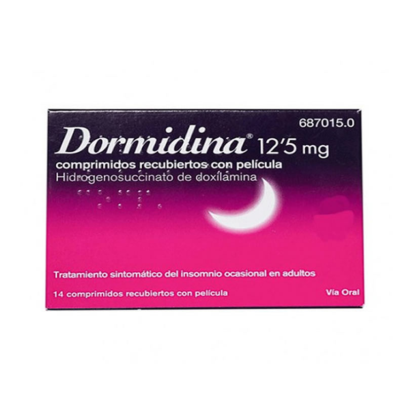 DORMIDINA 12,5 MG 14 COMPRIMIDOS RECUBIERTOS