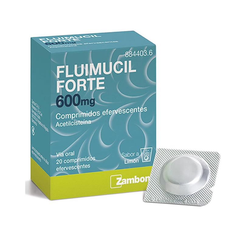 FLUIMUCIL FORTE 600 MG 20 COMPRIMIDOS EFERVESCENTES