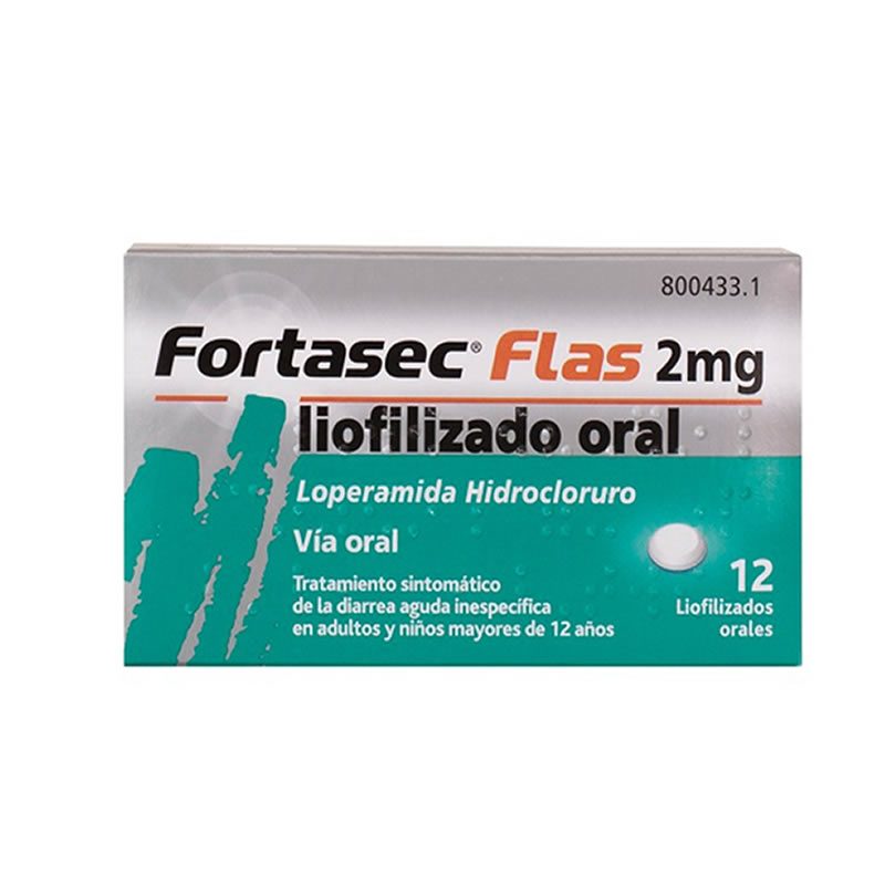 FORTASEC FLAS 2 MG 12 LIOFILIZADOS ORALES