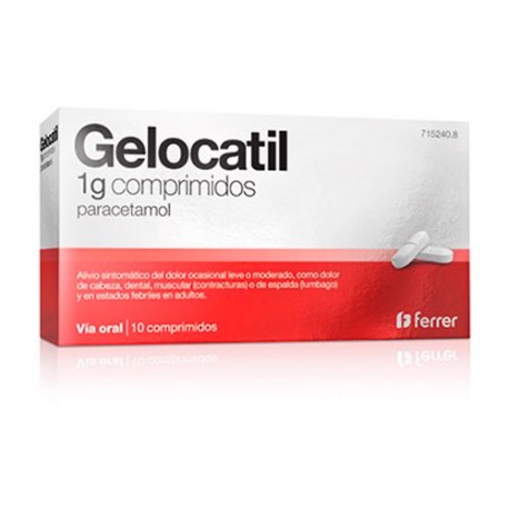 GELOCATIL 1 G 10 COMPRIMIDOS