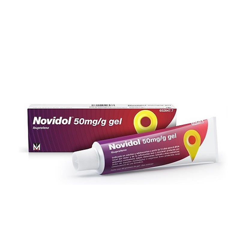 NOVIDOL 50 MG/G GEL CUTANEO 1 TUBO 60 G